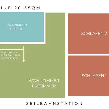 Talstation 20 / Innenstadt, 2 Schlafzimmer, Terrasse *